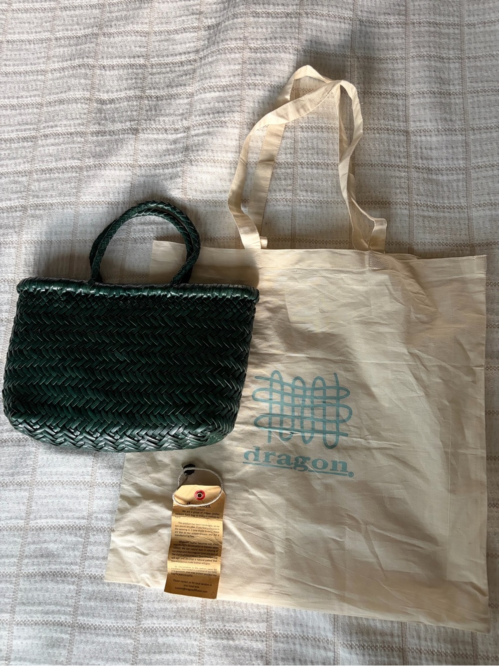 Dragon Diffusion Flat Mini Gora Bag Forest Green